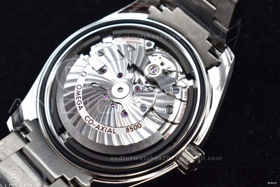 SS 150M 1:1 SS Terra Best A8500 Aqua Edition VSF Bracelet Dial Black On 1221